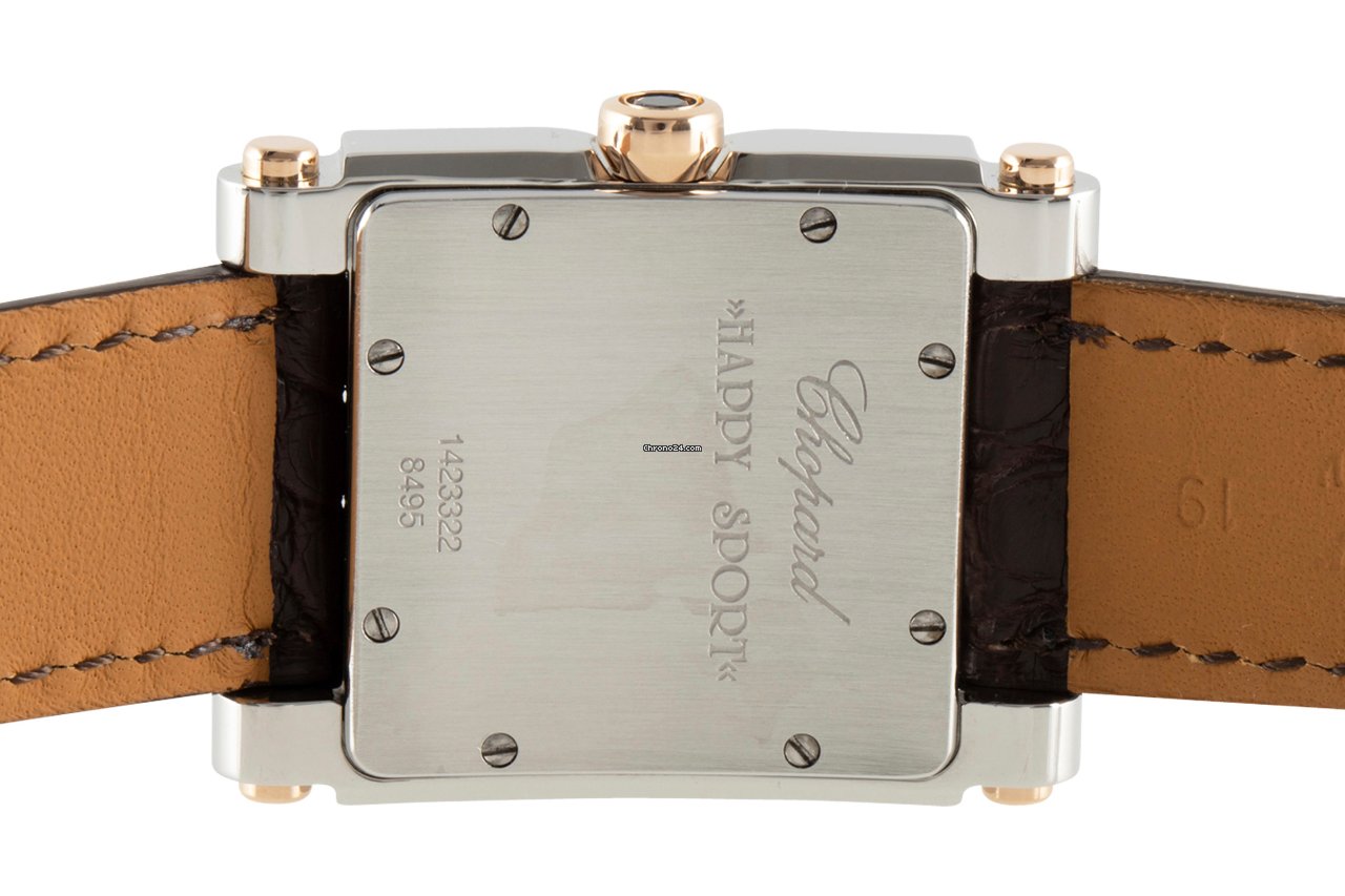 Chopard Happy Sport Womens watch Quartz Gold Steel 278497-9001 5