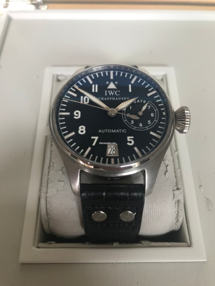 IWC Big Pilot Mens watch Unisex Automatic Platinum IW5002 5