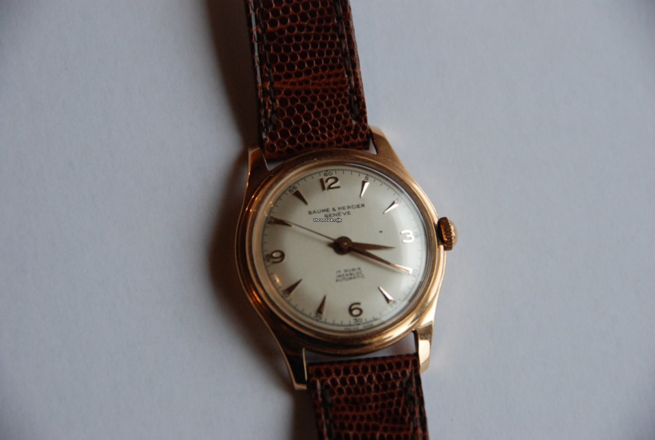 Baume & Mercier Mens watch Unisex Automatic Rose gold 3109 5