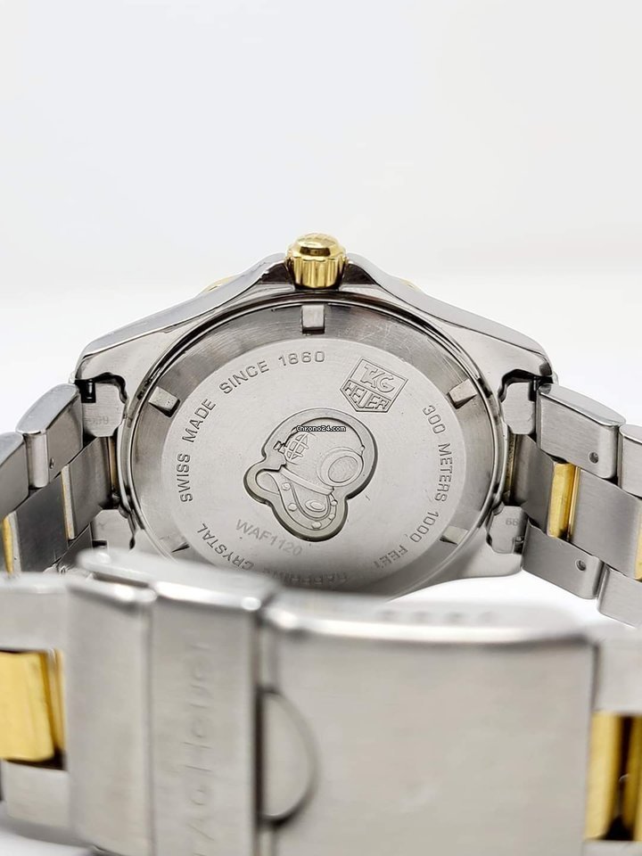 TAG Heuer Aquaracer 300M Mens watch Unisex Quartz Gold Steel WAF1120 5