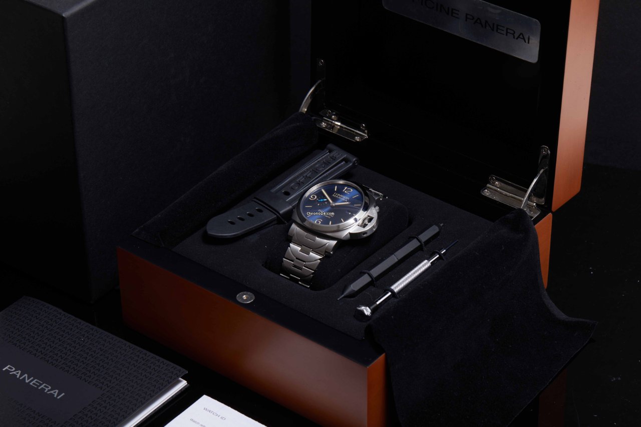 Panerai Luminor Marina Mens watch Unisex Automatic Steel PAM 01058 5