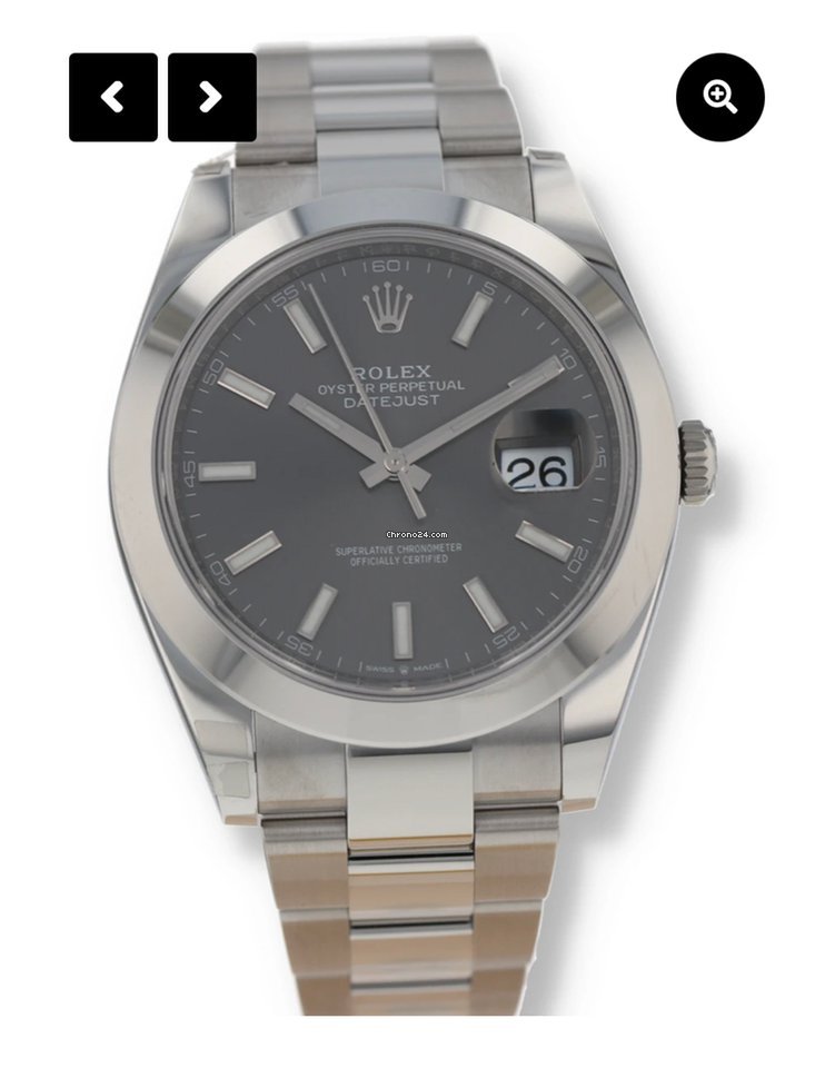 Rolex Datejust 41 Mens watch Unisex Steel Automatic 126300 dkrij 5