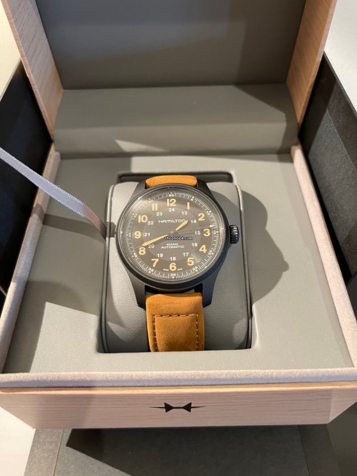 Hamilton Khaki Field Titanium Mens watch Unisex Automatic Titanium H70665533 5