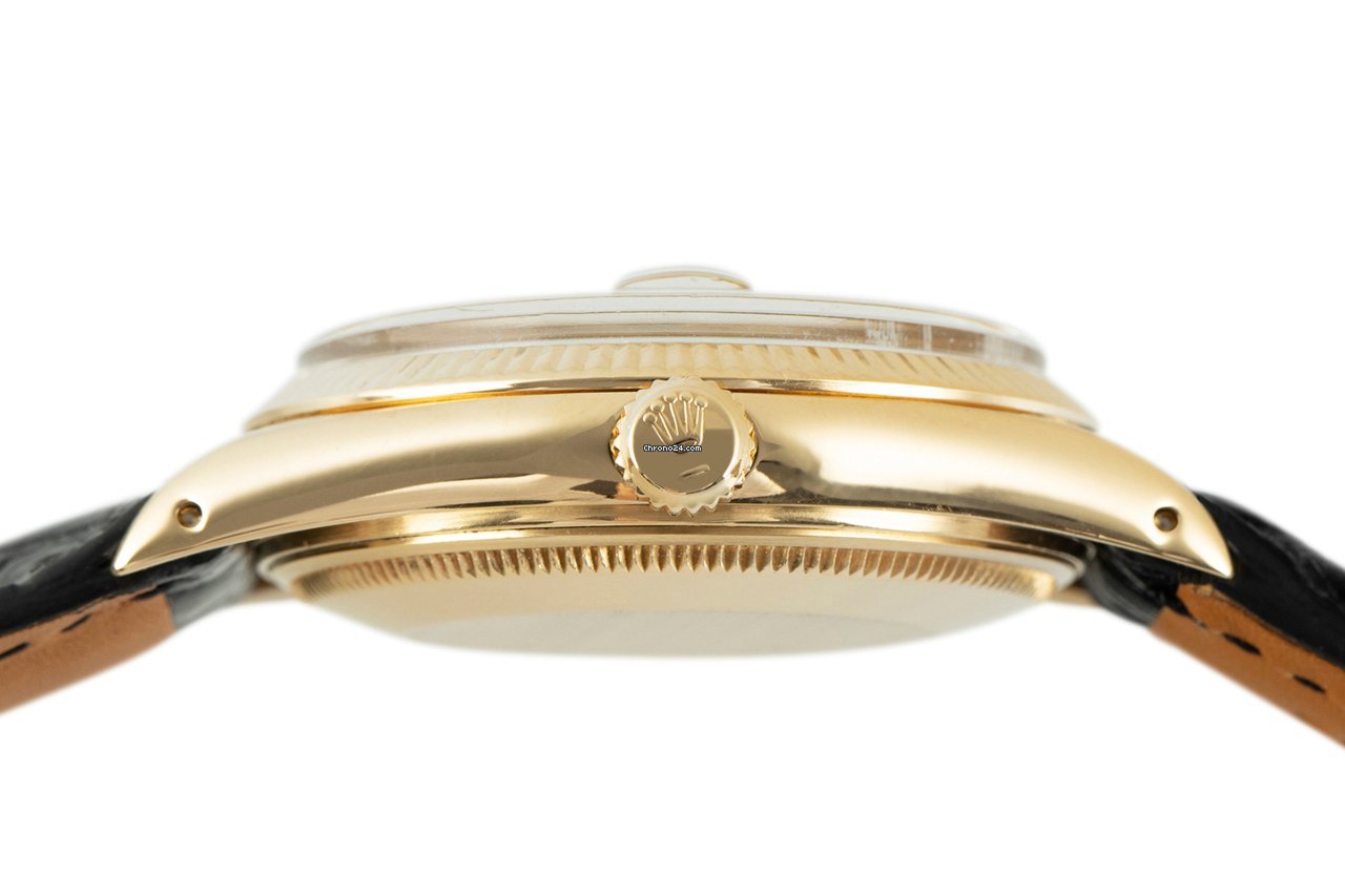 Rolex Oyster Perpetual Date Mens watch Unisex Yellow gold Automatic 15038 5