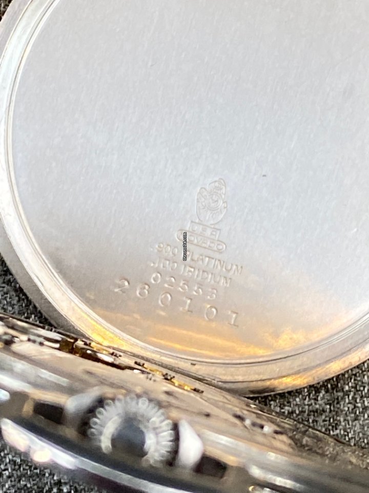 Movado Mens watch Unisex Manual winding Platinum Movado Pocket Watch Platinum 5