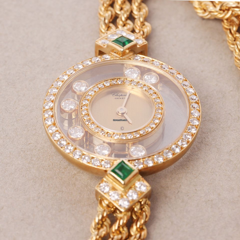 Chopard Happy Diamonds Womens watch Quartz Yellow gold 4066 5