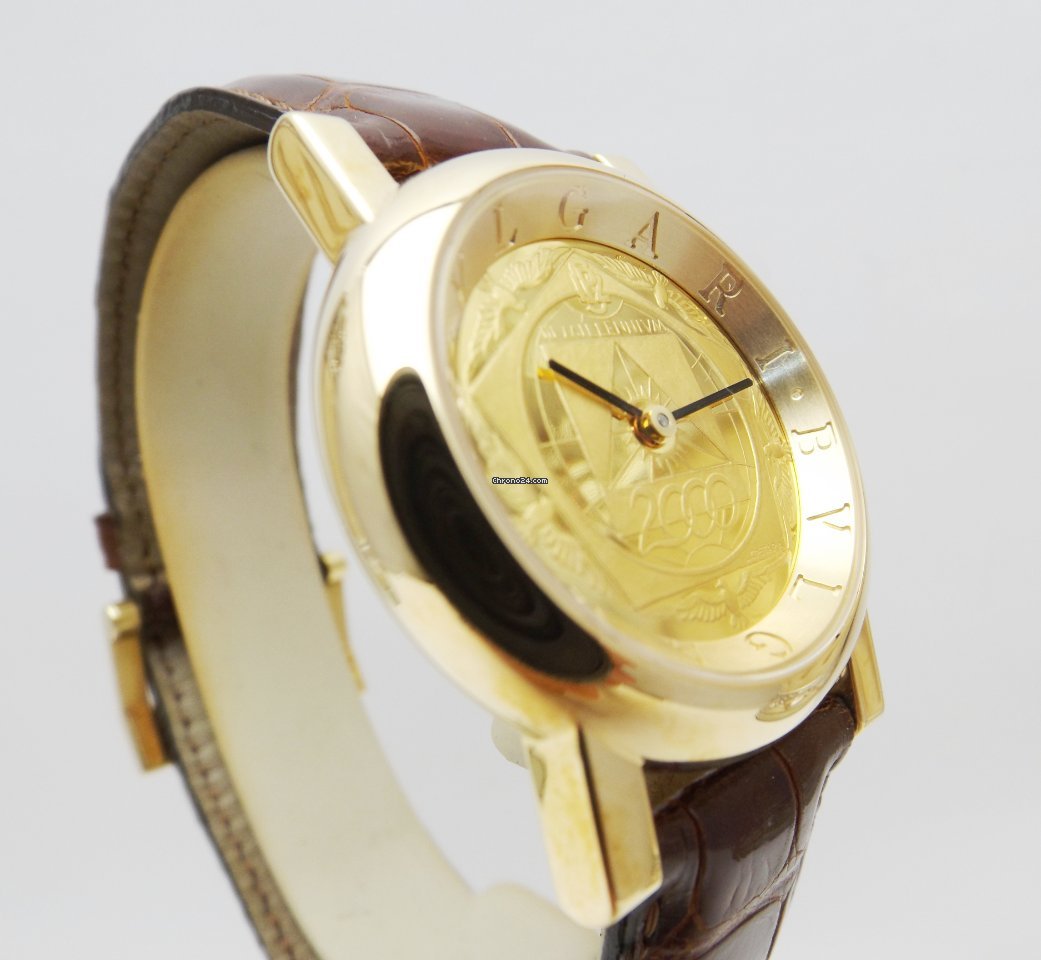 Bulgari Mens watch Unisex Automatic Yellow gold AT35GL 5