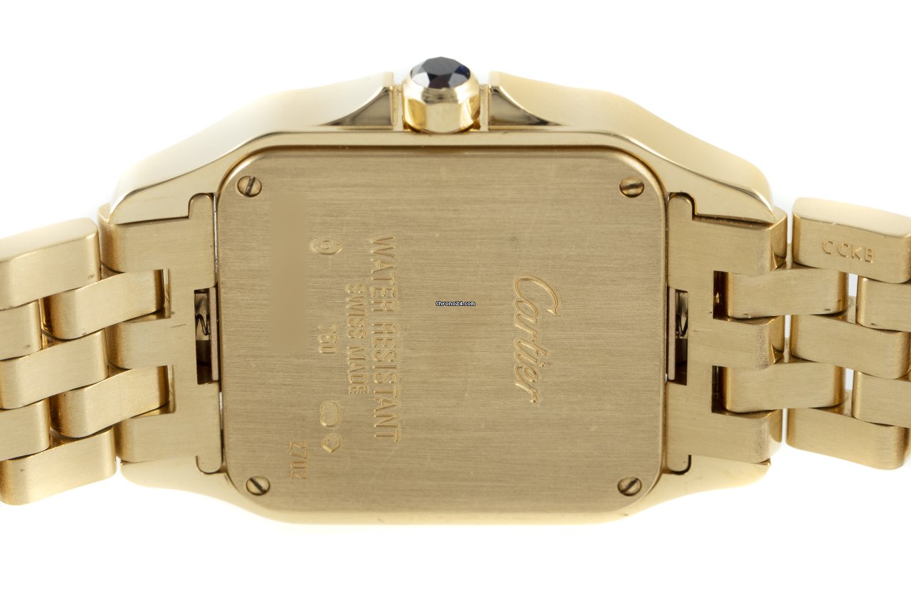 Cartier Santos Demoiselle Mens watch Unisex Quartz Yellow gold W25062X9 5