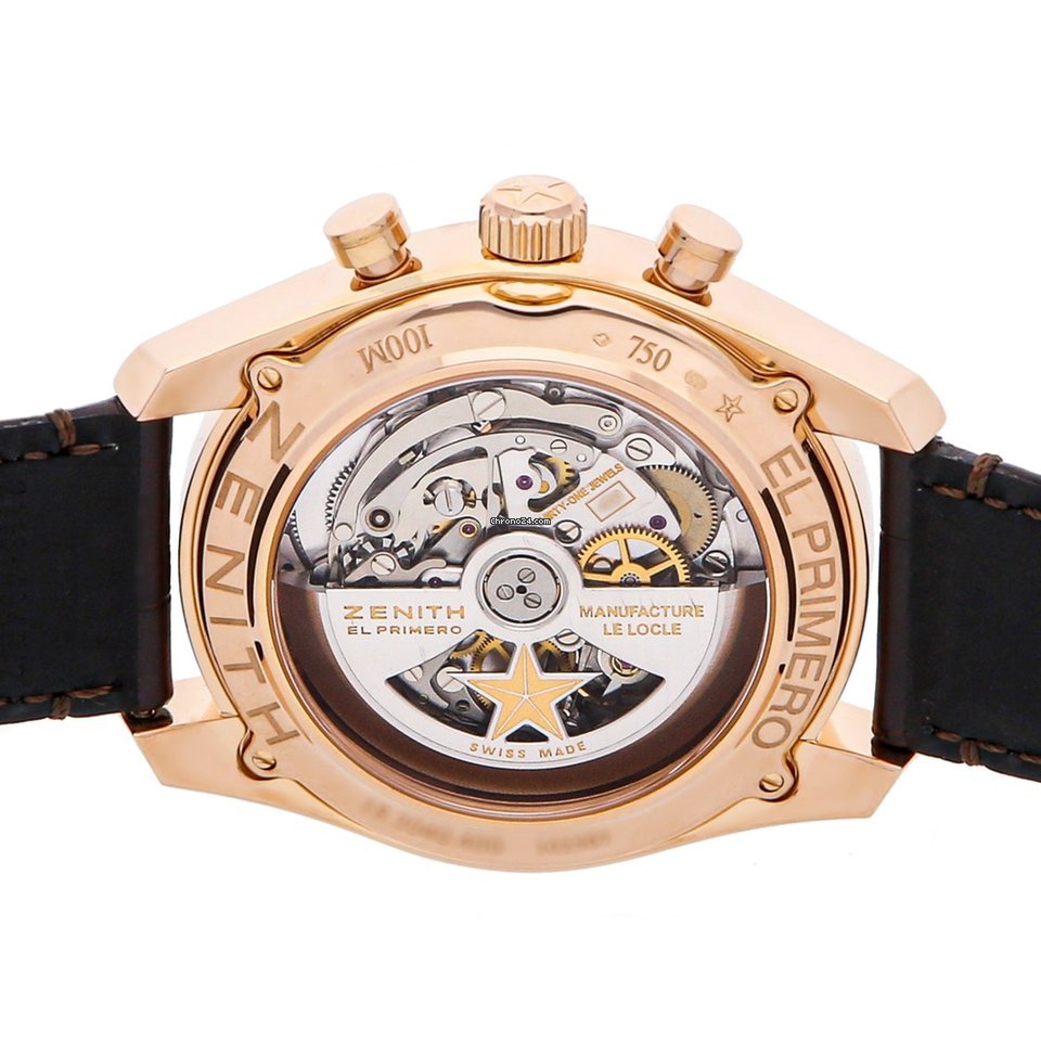 Zenith El Primero Mens watch Unisex Automatic Rose gold 18.2040.400 02.C494 5