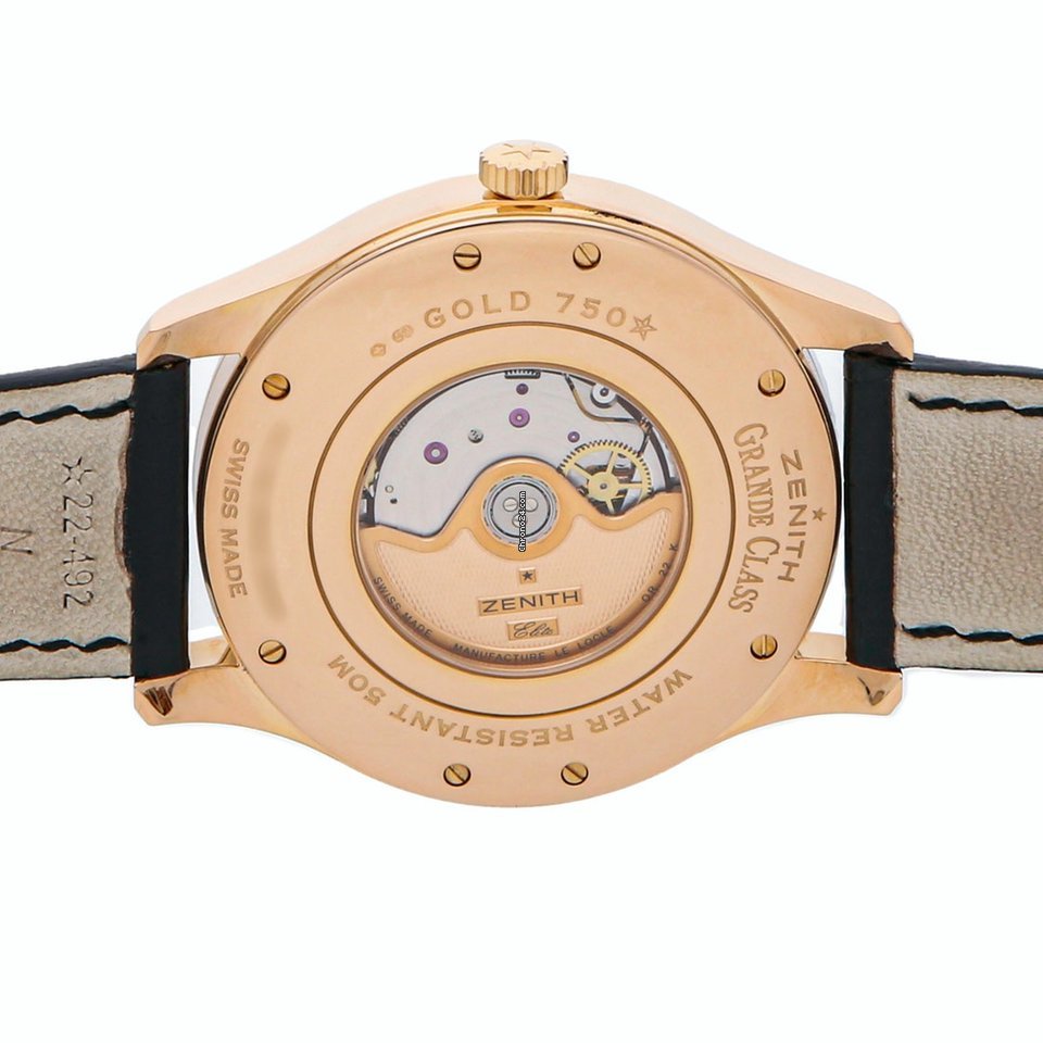 Zenith Elite Mens watch Unisex Automatic Rose gold 18.0520.6850 02.C492 5
