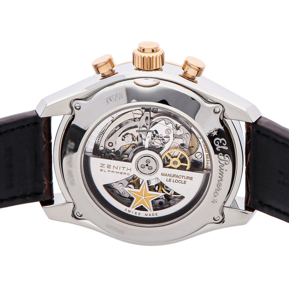 Zenith El Primero Chronograph Mens watch Unisex Automatic Steel 51.2050.4026 01.C713 5