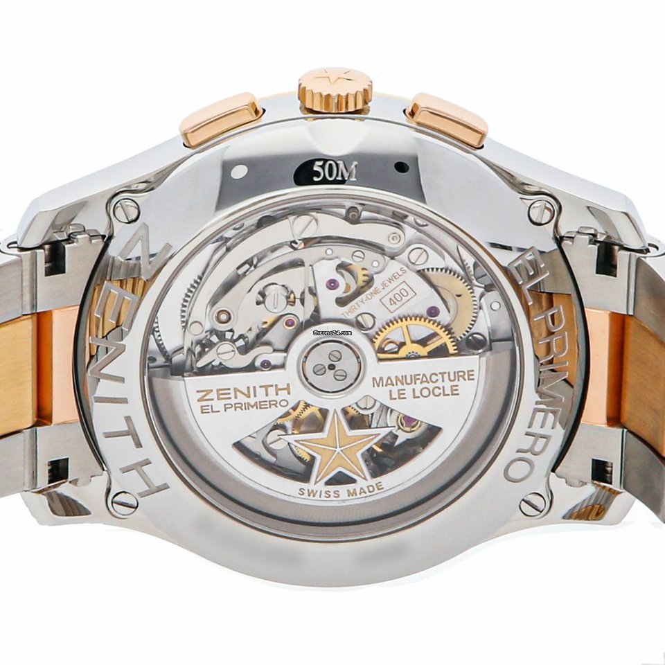 Zenith Captain Chronograph Mens watch Unisex Automatic Steel 51.2112.400 75.M2110 5