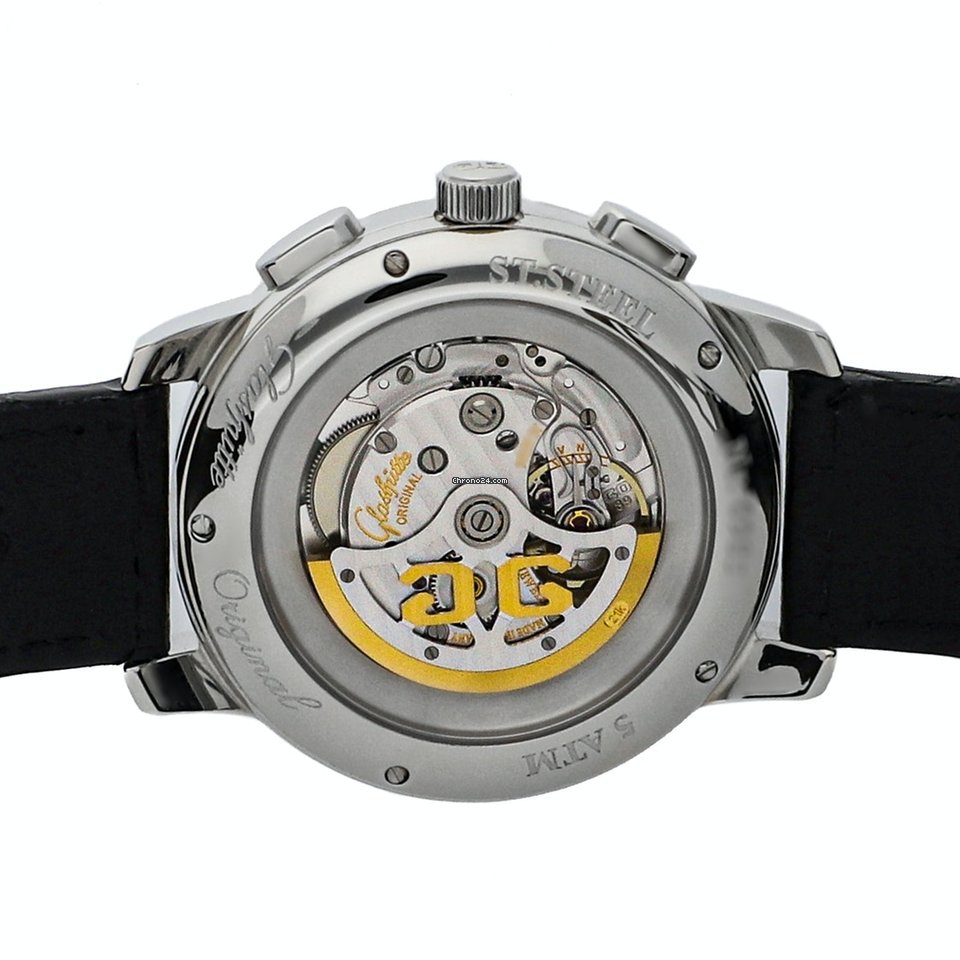 Glashtte Original Senator Chronograph XL Mens watch Unisex Automatic Steel 39-34-21-42-04 5