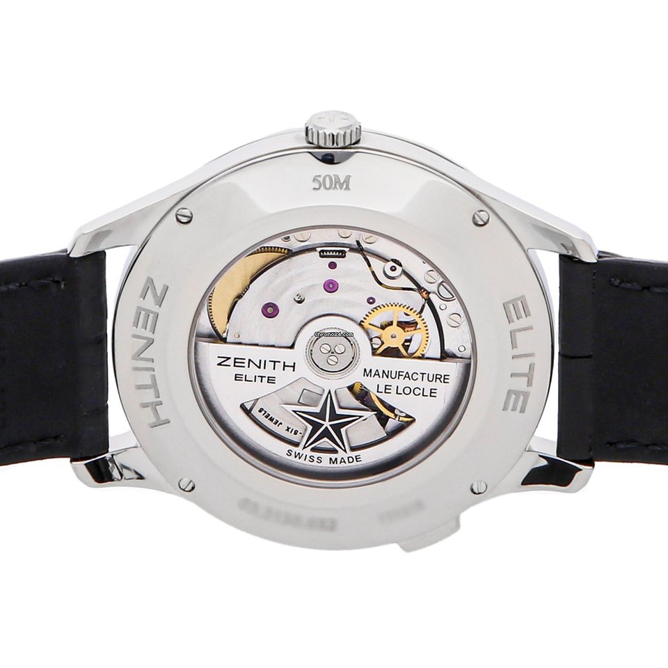Zenith Elite Dual Time Mens watch Unisex Automatic Steel 03.2130.682 22.C493 5