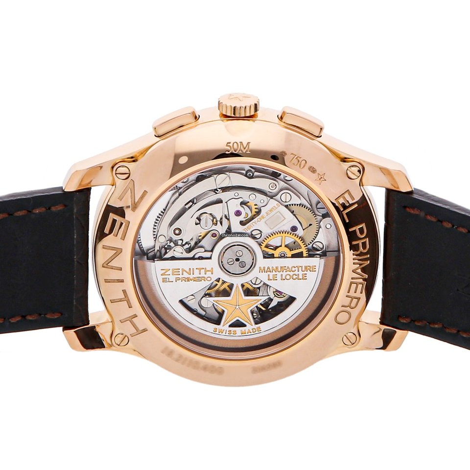 Zenith Captain Chronograph Mens watch Unisex Automatic Rose gold 18.2110.400 01.C498 5