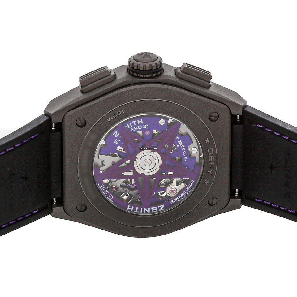 Zenith Defy El Primero Mens watch Unisex Automatic Titanium 97.9001.9004 80.R922 5