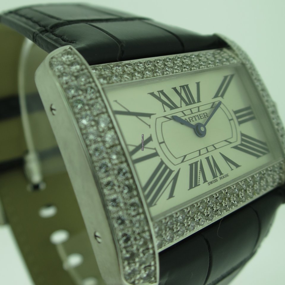 Cartier Tank Divan Womens watch Quartz White gold WA301370 5