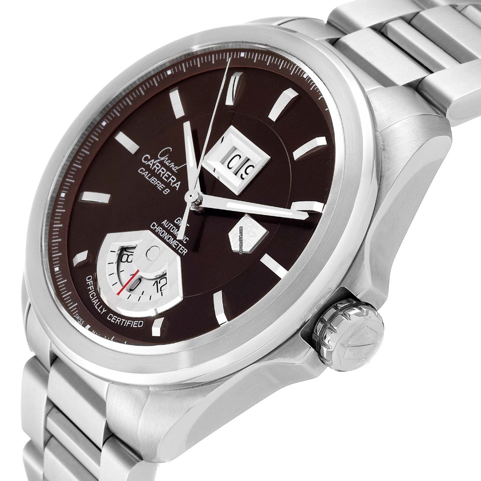 TAG Heuer Grand Carrera Mens watch Unisex Automatic Steel WAV5113.BA0901 5