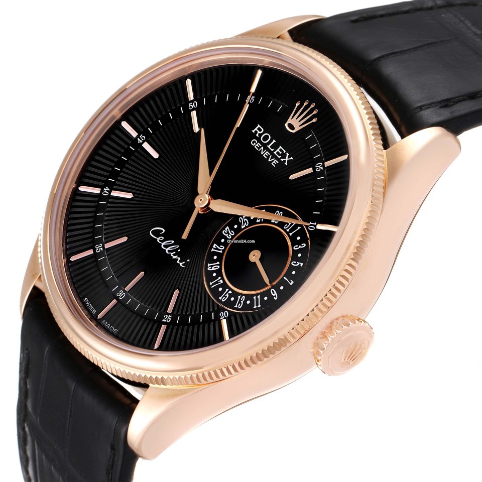 Rolex Cellini Date Mens watch Unisex Rose gold Automatic 50515 5