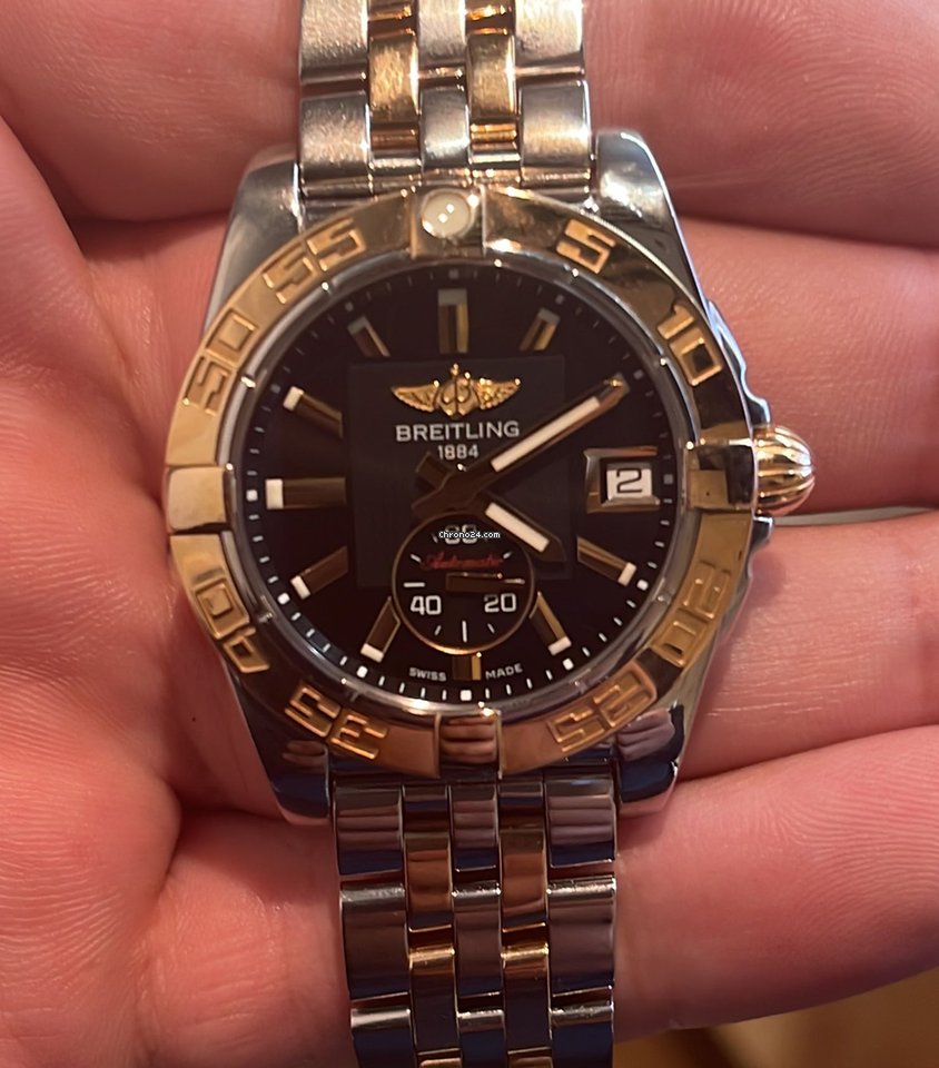 Breitling Galactic 36 Mens watch Unisex Automatic Gold Steel C3733012.BA54.376C 5