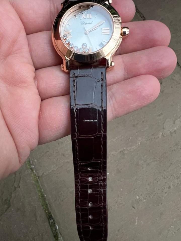 Chopard Happy Sport Womens watch Quartz Rose gold 277471-5013 5