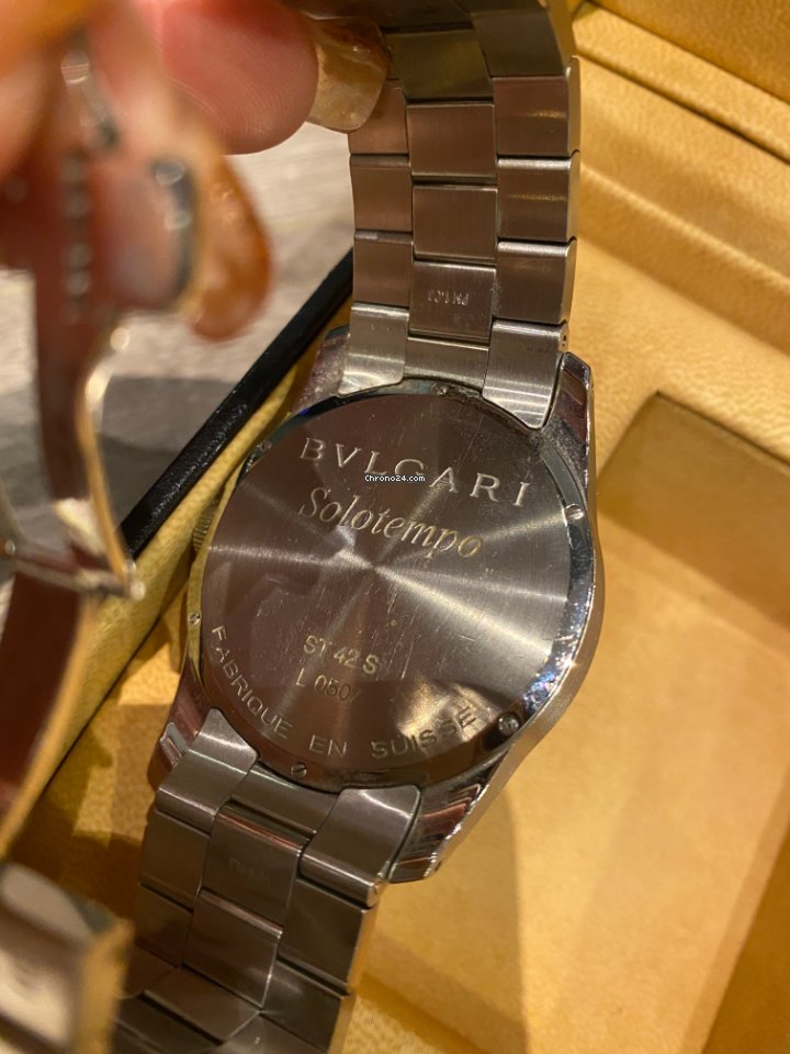 Bulgari Solotempo Mens watch Unisex Quartz Steel ST42S 5
