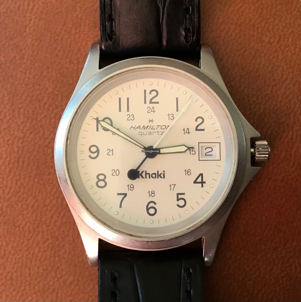 Hamilton Mens watch Unisex Quartz Steel 9445 5