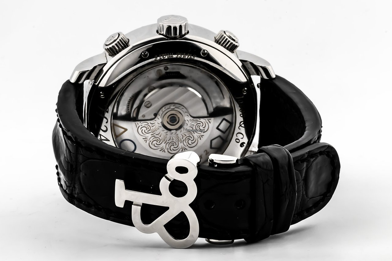 Jacob & Co. Five Time Zone Mens watch Unisex Automatic Steel H 24 5