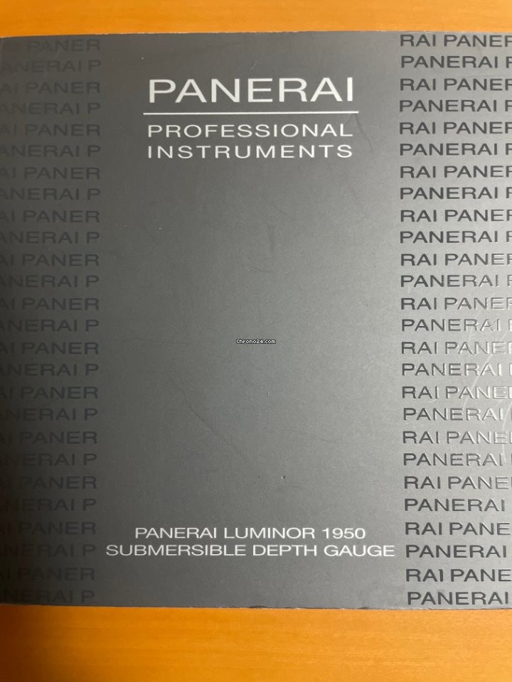 Panerai Luminor Submersible 1950 Depth Gauge Mens watch Unisex Automatic Titanium PAM 00193 5