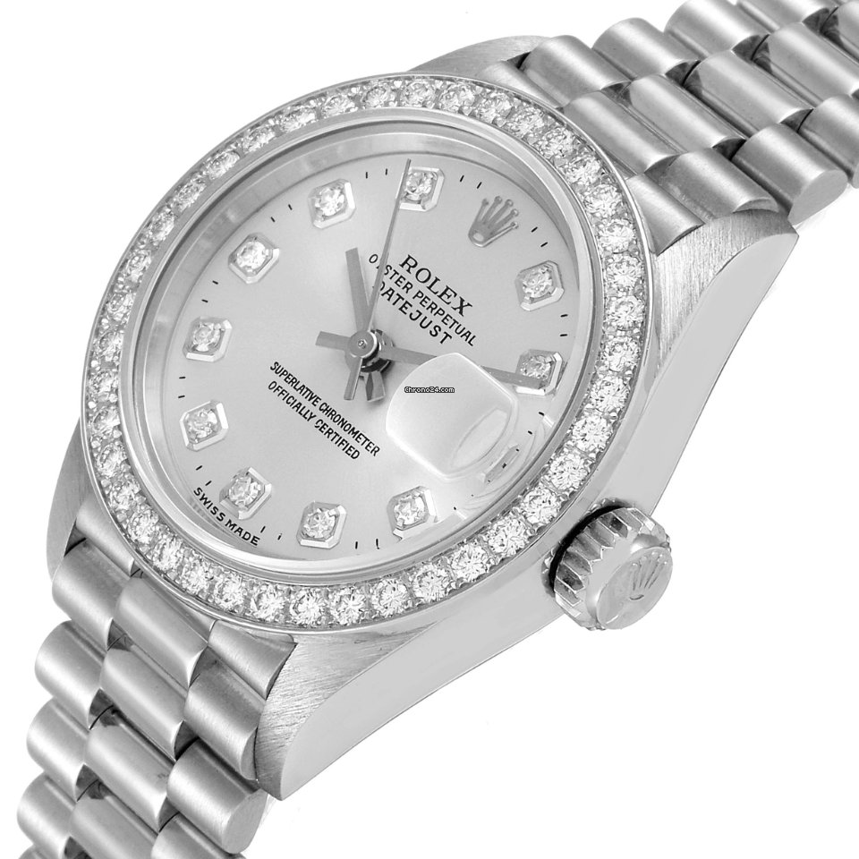 Rolex Lady-Datejust Womens watch Platinum Automatic 69136 5