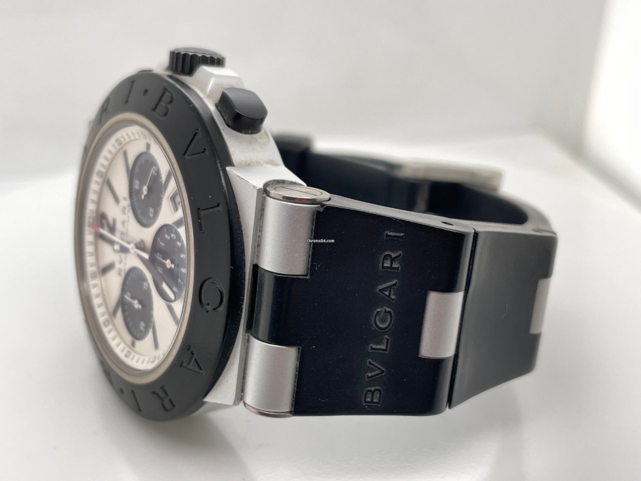 Bulgari Diagono Mens watch Unisex Automatic Aluminum AC44TA 5