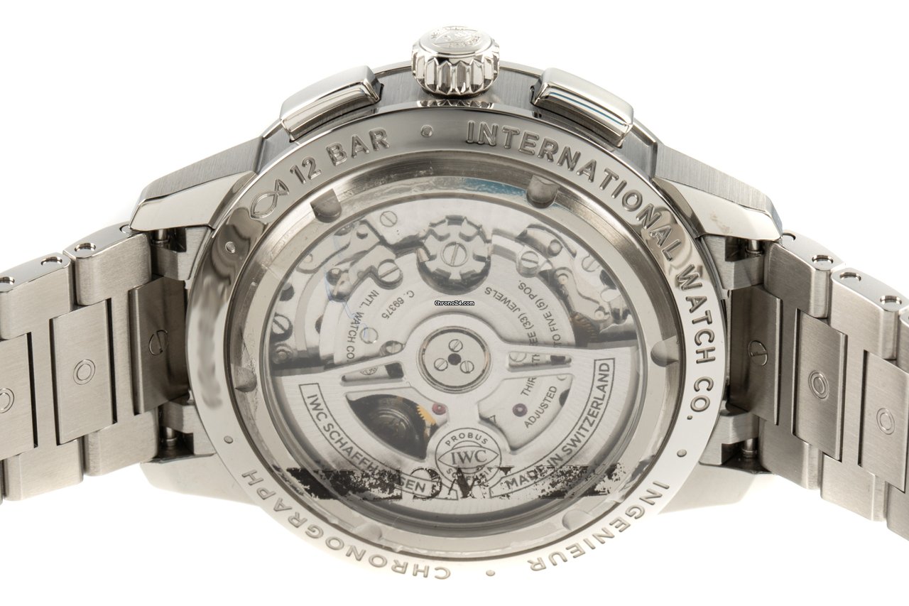 IWC Ingenieur Chronograph Mens watch Unisex Automatic Steel IW380801 5