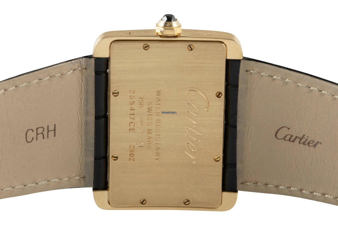 Cartier Tank Divan Womens watch Quartz Yellow gold 2602 5