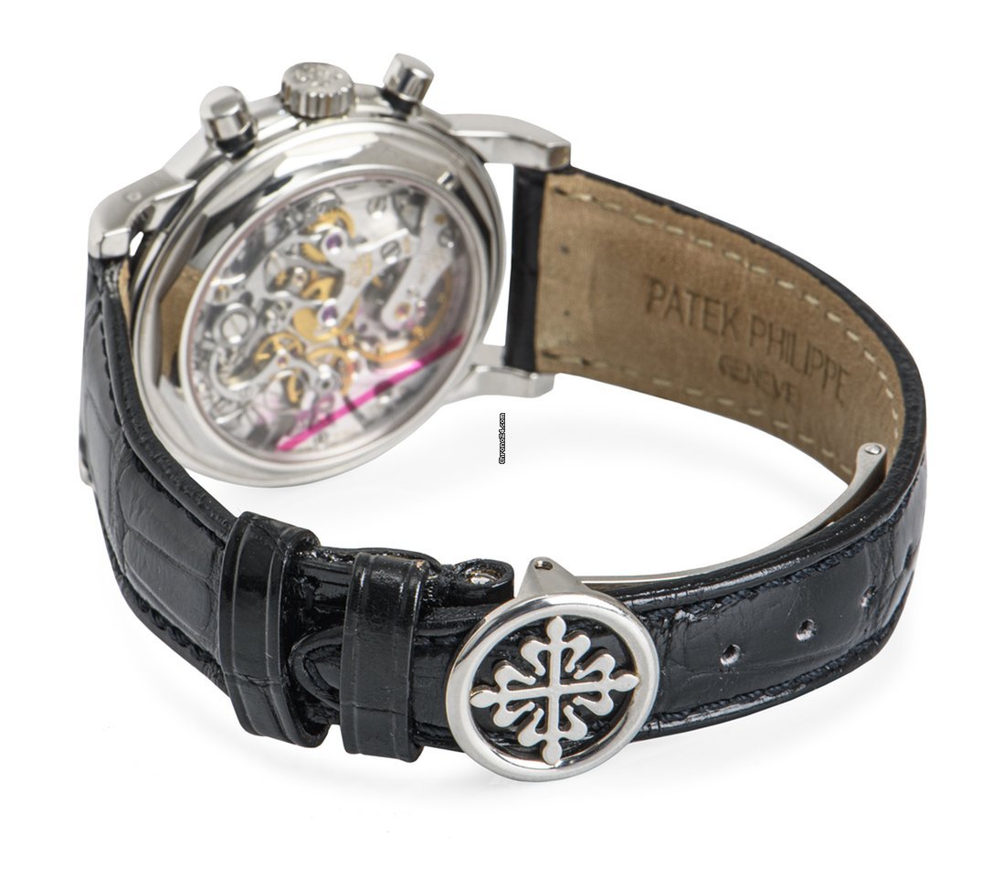Patek Philippe Perpetual Calendar Chronograph Mens watch Unisex Manual winding Platinum 3970EP-027 5