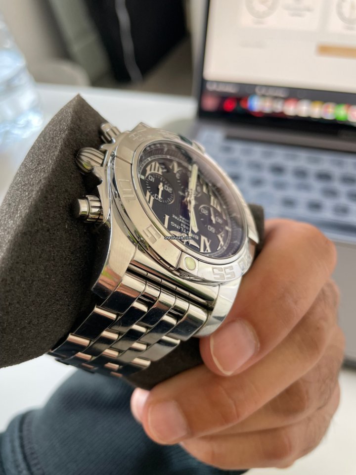 Breitling Chronomat 44 Mens watch Unisex Automatic Steel AB0110121B2A1 5