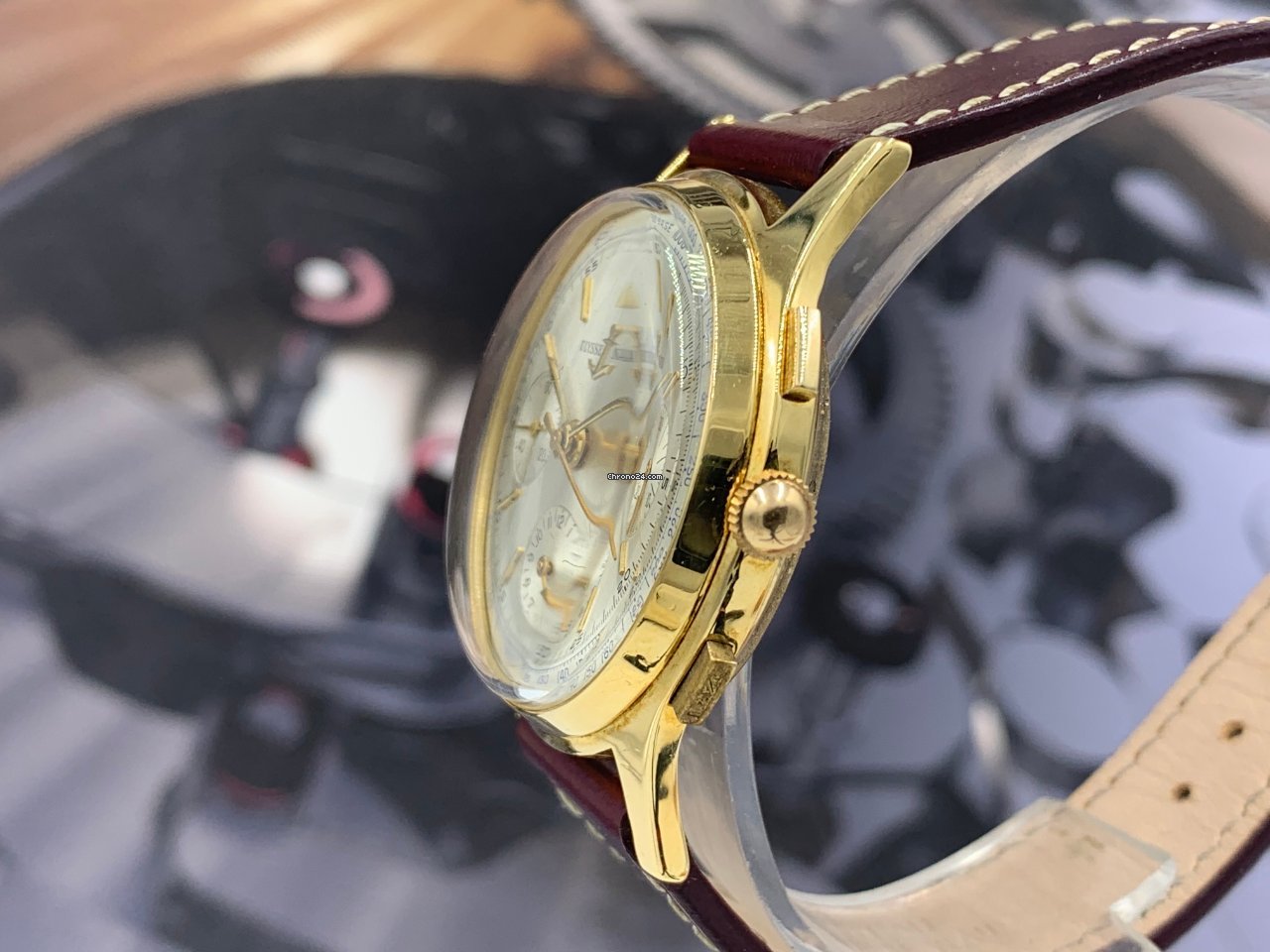 Ulysse Nardin Mens watch Unisex Manual winding Yellow gold 7534 4 5