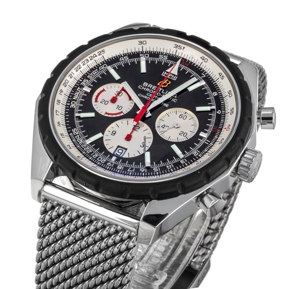 Breitling Chrono-Matic 49 Mens watch Unisex Automatic Steel A14360 5
