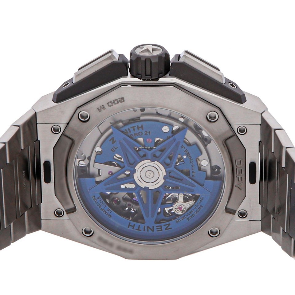 Zenith Defy Mens watch Unisex Automatic Titanium 95.9100.9004 01.I001 5