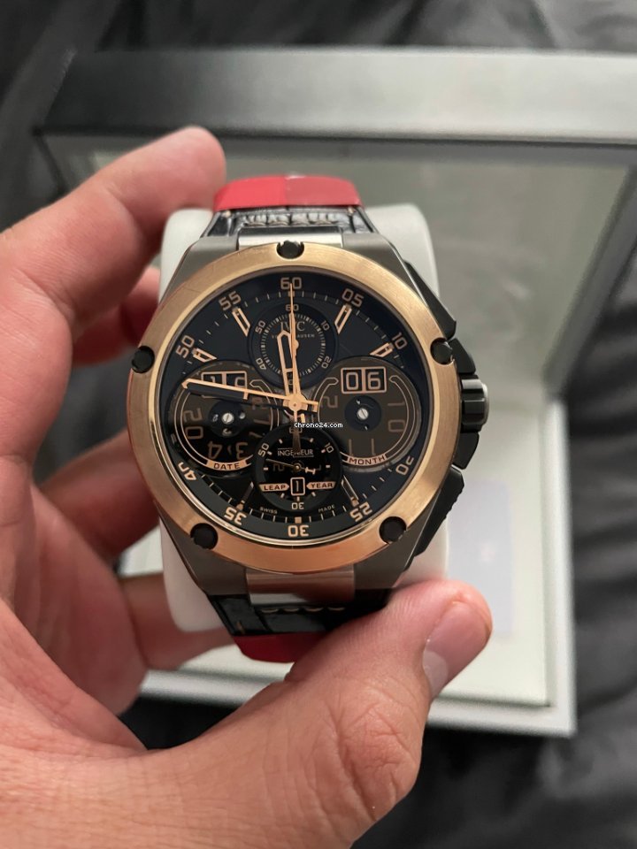 IWC Ingenieur Perpetual Calendar Digital Date-Month Mens watch Unisex Titanium IW379203 5