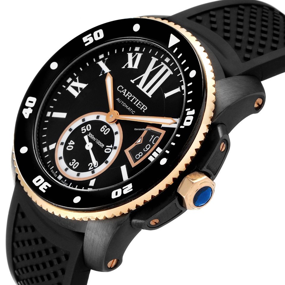 Cartier Calibre de Cartier Diver Mens watch Unisex Automatic Steel W2CA0004 5