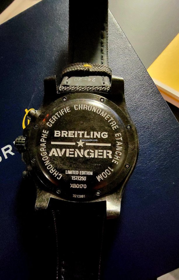 Breitling Avenger Hurricane Mens watch Unisex Automatic XB0170E4|BF29|257S|X20D.4 5