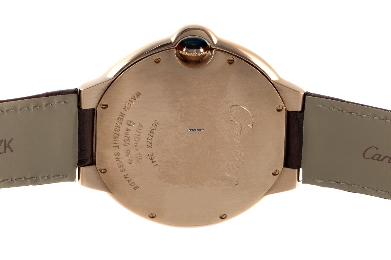 Cartier Ballon Bleu Mens watch Unisex Automatic Red gold 3941 5