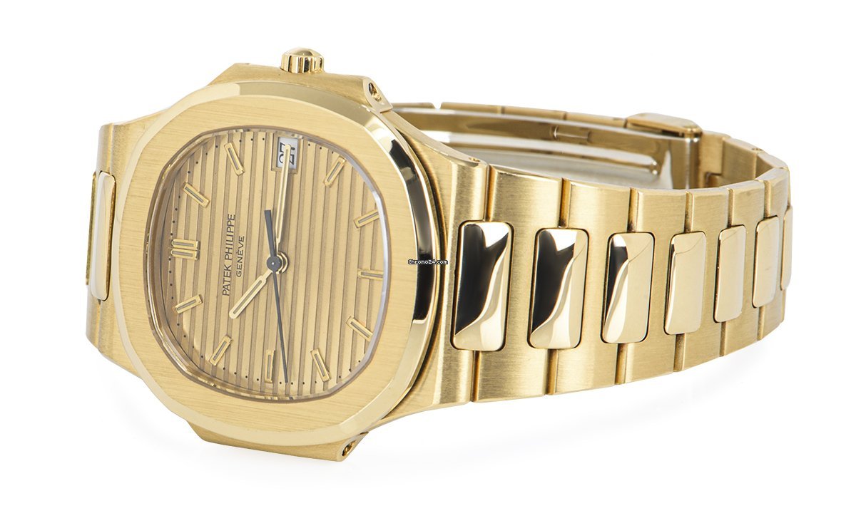 Patek Philippe Nautilus Mens watch Unisex Quartz Yellow gold 3900 001 5