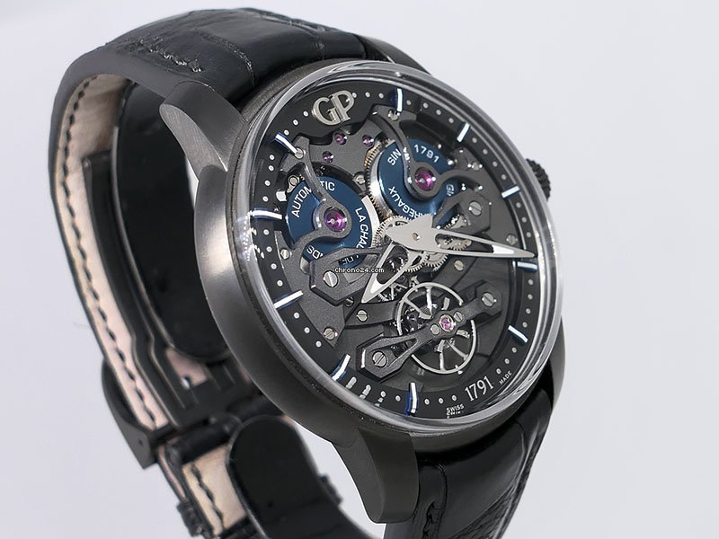 Girard Perregaux Bridges Mens watch Unisex Automatic Titanium 84000-21-632-BH6A 5