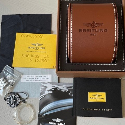 Breitling Chronomat 44 GMT Mens watch Unisex Automatic Steel AB042011 BB56 5