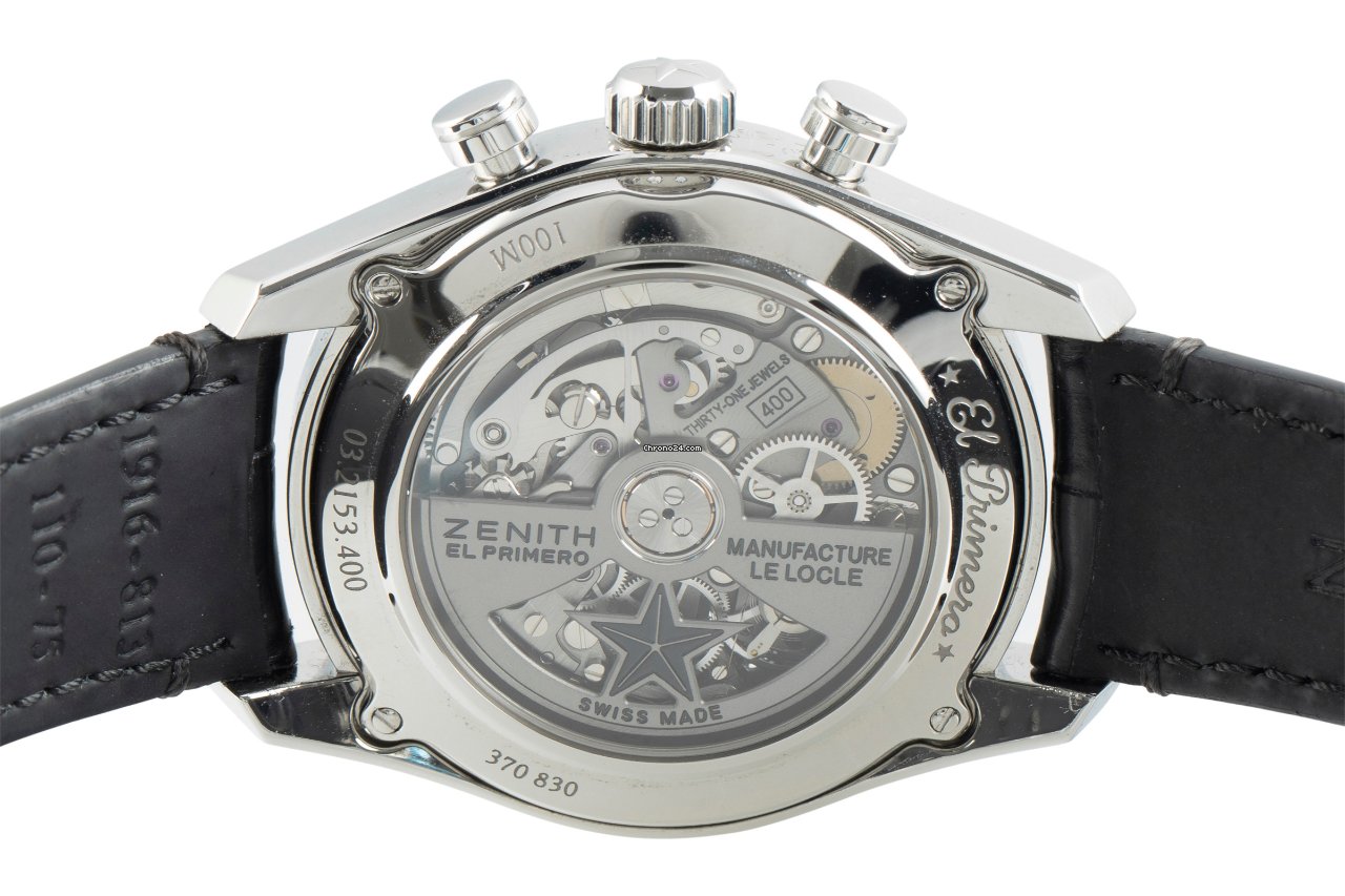Zenith El Primero Mens watch Unisex Automatic Steel 03.2153.400 5