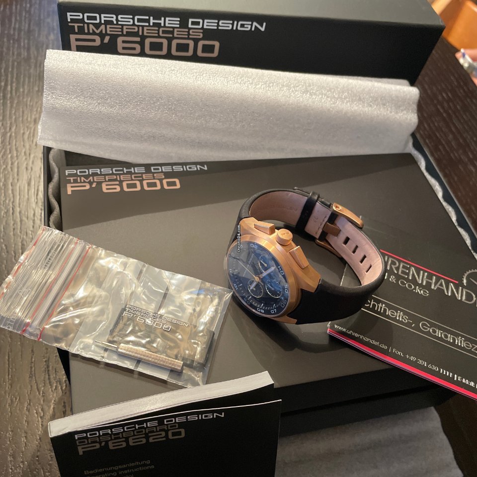 Porsche Design Dashboard Mens watch Unisex Automatic Rose gold 6620.69.40.1243 5