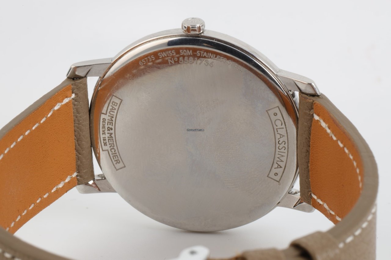 Baume & Mercier Classima Mens watch Unisex Quartz Steel 65735 5