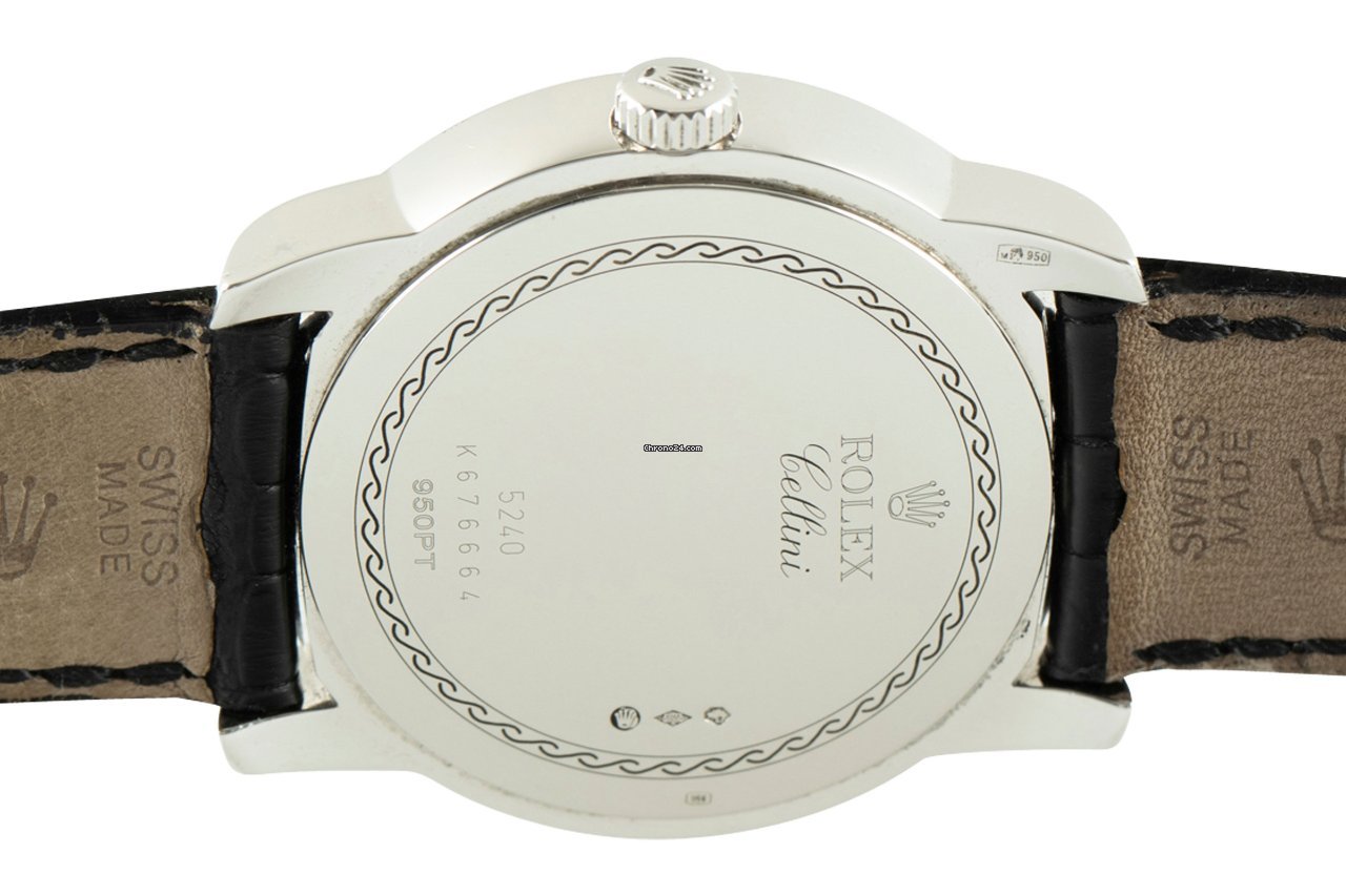 Rolex Cellini Mens watch Unisex Platinum Manual winding 5240 5