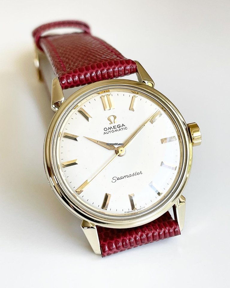 Omega Seamaster Mens watch Unisex Automatic Gold Steel 2832 3-SC 5